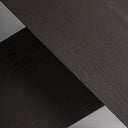 Mesa de comedor de madera de roble en color negro 240 x 110 x 76 cm – detalle