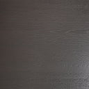 Mesa de comedor de madera de roble en color negro 240 x 110 x 76 cm – detalle