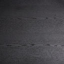 Mesa de comedor de madera de roble en color negro 240 x 120 x 76 cm – detalle
