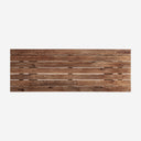 Mesa de comedor de madera recuperada en color marrón 200 x 71 x 91 cm