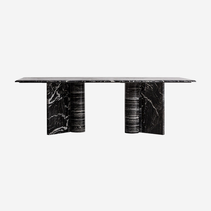 Mesa de comedor de mármol en color negro
