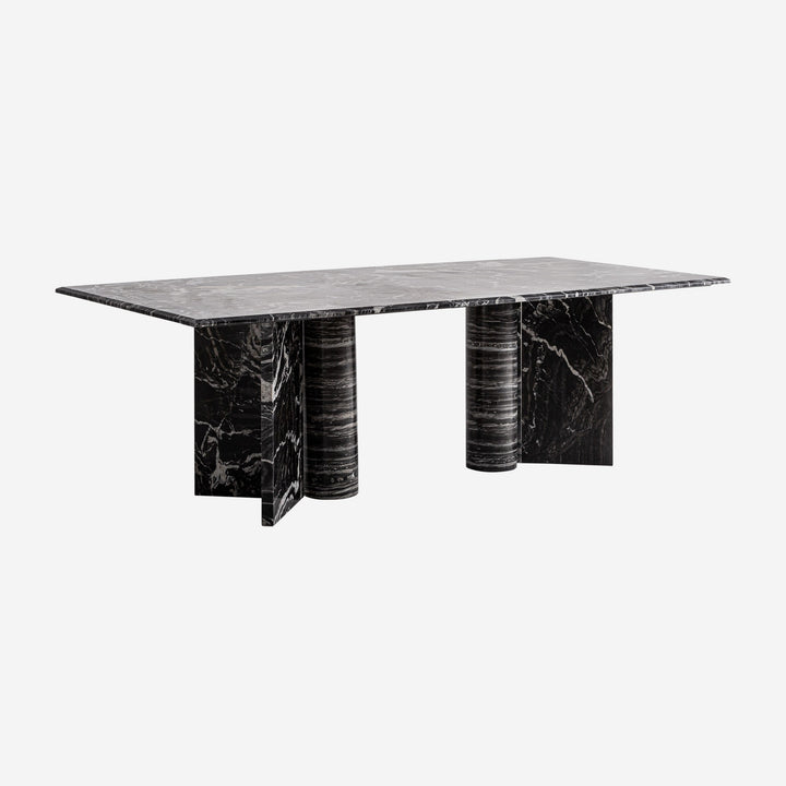 Mesa de comedor de mármol en color negro