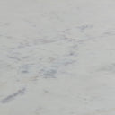 Mesa de comedor de mármol y acero en color blanco – detalle