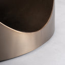 Mesa de comedor de piedra sinterizada en color blanco roto 150 x 76 cm – detalle