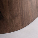 Mesa de comedor de travertino y madera de mango en color beige 220 x 100 x 81 cm – detalle