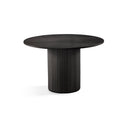 Mesa de comedor redonda de madera natural, 75 cm de alto, foto de producto (2)