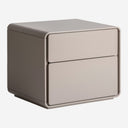 Mesita de noche de MDF en color beige