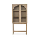 Mueble auxiliar de madera maciza natural, 80 cm, foto de producto (2)