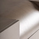 Mueble para TV de chapa de roble y MDF en color marrón – detalle