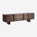 Mueble para TV de madera de mango en color marrón 200 x 40 x 56 cm