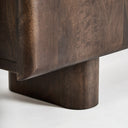 Mueble para TV de madera de mango en color marrón 200 x 40 x 56 cm – detalle