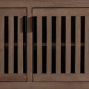 Mueble para TV de madera de mango en color marrón 253 x 45 x 53 cm – detalle