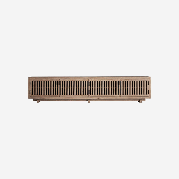 Mueble para TV de madera de mango en color marrón 253 x 45 x 53 cm