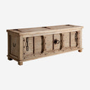 Mueble para TV de madera de mango en color marrón envejecido