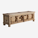 Mueble para TV de madera de mango en color marrón envejecido