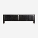 Mueble para TV de madera de mango en color negro