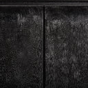 Mueble para TV de madera de mango en color negro – detalle