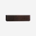 Mueble para TV de madera de mango y mármol en color marrón 200 x 40 x 50 cm