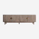 Mueble para TV de madera de mango y mármol en color marrón 200 x 45 x 60 cm