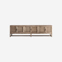 Mueble para TV de madera de olmo en color marrón 220 x 45 x 60 cm