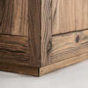 Mueble para TV de madera de olmo en color marrón 280 x 48 x 65 cm – detalle