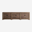 Mueble para TV de madera de pino reciclado en color marrón