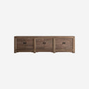 Mueble para TV de madera de pino reciclado en color marrón