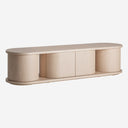 Mueble para TV de madera de roble en color beige