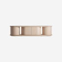 Mueble para TV de madera de roble en color beige