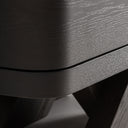 Mueble para TV de madera de roble en color negro 200 x 45 x 55 cm – detalle