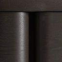 Mueble para TV de madera de roble en color negro 200 x 45 x 55 cm – detalle