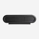 Mueble para TV de madera de roble en color negro de inspiración art déco – 220 x 45 x 56 cm