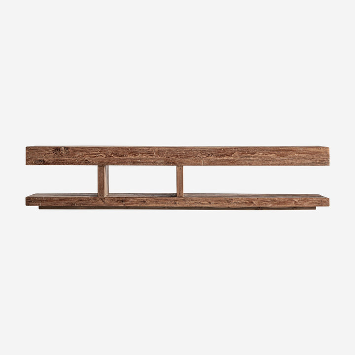 Mueble para TV de madera de teca reciclada en color marrón envejecido