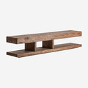 Mueble para TV de madera de teca reciclada en color marrón envejecido