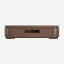 Mueble para TV de MDF en color marrón brillo