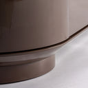 Mueble para TV de MDF en color marrón brillo – detalle