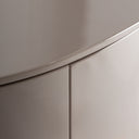 Mueble para TV de MDF y hierro en color crema – detalle