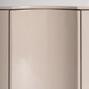 Mueble para TV de MDF y hierro en color crema – detalle