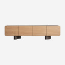 Mueble para TV de MDF y madera contrachapada en color marrón claro