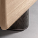 Mueble para TV de MDF y madera contrachapada en color marrón claro – detalle