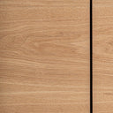 Mueble para TV de MDF y madera contrachapada en color marrón claro – detalle
