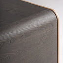 Mueble para TV de MDF y madera contrachapada en color marrón claro – detalle