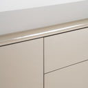 Mueble para TV de MDF y melamina en color crema – detalle