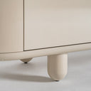 Mueble para TV de MDF y melamina en color crema – detalle