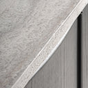 Mueble para TV de travertino y madera de fresno en color gris – detalle