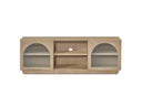 Mueble de TV de madera maciza natural, 160 cm, foto de producto