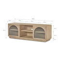 Mueble de TV de madera maciza natural, 160 cm, foto de producto (3)
