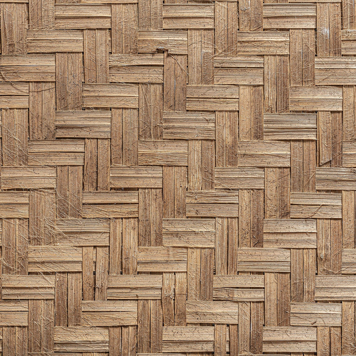 Panel decorativo de fibra natural en color marrón 400 x 300 cm – detalle