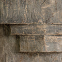 Panel decorativo de madera de suar 40 x 50 cm – Diseño 3 / Gris envejecido – detalle