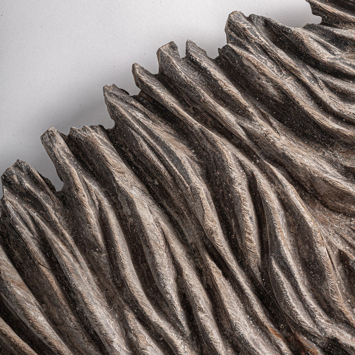 Panel decorativo de madera de suar de aire étnico – detalle